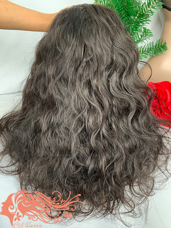 Csqueen 9A Ocean Wave U part wig natural hair wigs 180%density